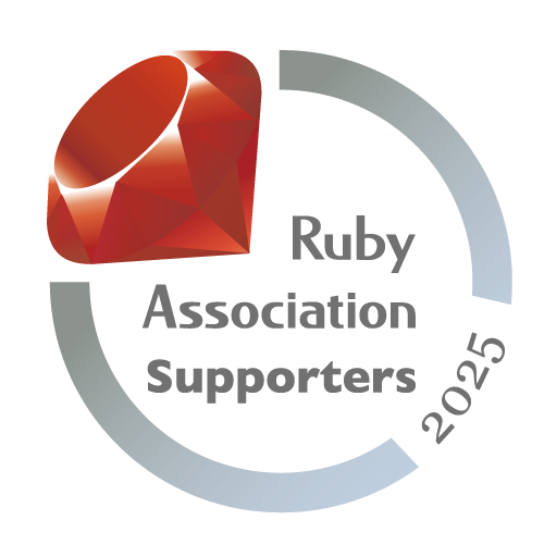 Ruby Association Web Supporter 2025 Badge